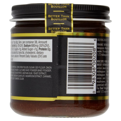 9.5 38 8 OZ Better Than Bouillon Premium Mushroom Base, Made from Seasoned & Concentrated Mushrooms, Makes Quarts