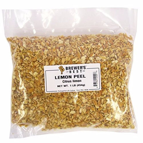 1 Lb. Home Brew Ohio Dried Lemon Peel