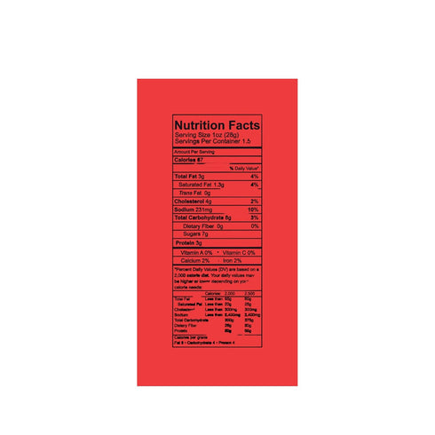 1.5-oz. (Pack 4) PALEO RANCH Uncured Bacon Jerky, Honey Sriracha, No Added Hormones, No Preservatives, Pouches