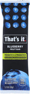 That's It - Probiotic Fruit Bar Blueberry - Case of 12-1.2 Oz