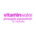20 oz. 12 pack vitaminwater Zero Sugar Pineapple Passionfruit Re-hydrate Nutrient Enhanced Water Bev.