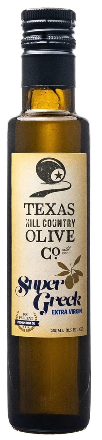 Texas Hill Country Olive Co Super Greek Extra Virgin Olive Oil -