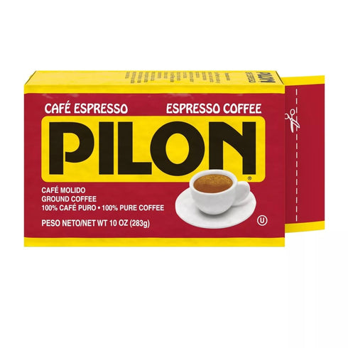 PILON 10oz 284g (Pack 06) Ground Espresso Coffee |