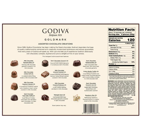27-count Godiva Premium Assorted Chocolates