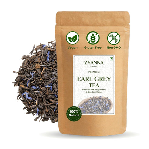 Zyanna Earl Grey Tea - Premium Black Tea with Natural Bergamot Oil