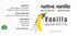 100% 4 oz (Pack 2) Vanilla Bean Paste - Native Vanilla - All Natural Pure Vanilla Bean Paste - Made with Organic Agave