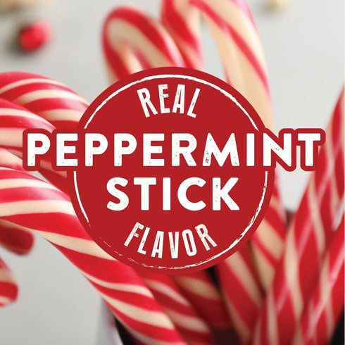 100% 10 Two Rivers Coffee Peppermint Stick Flavored Ground Coffee, Perfectly Balanced, Always Smooth, Made with Arabica