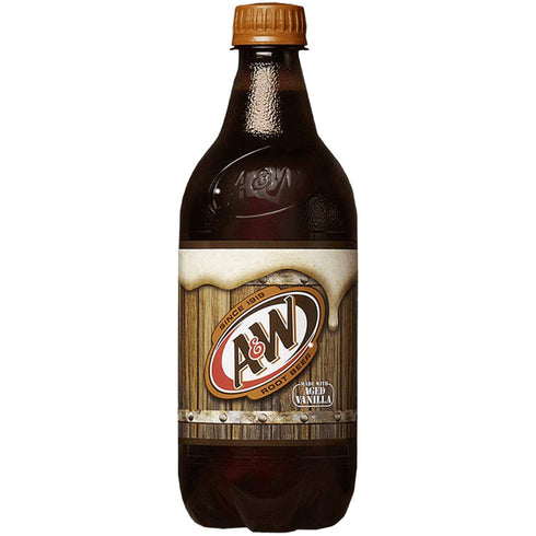 A&W Root Beer 20 Oz (Pack 8, 160 Oz) , Fl Bottle, of Total of Fl