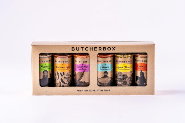 ButcherBox Always in Seasoning Gift Set, Premium Quality Blends, BBQ Rub, Seafood,