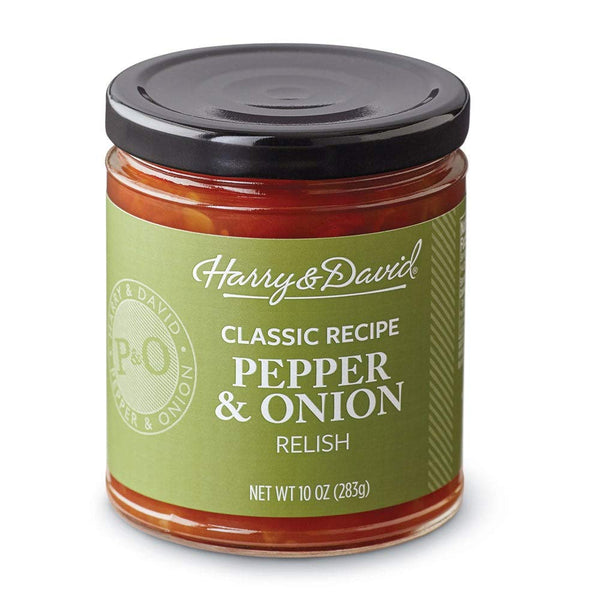 Harry & David Classic Recipe Pepper & Onion Relish (10 Ounces), Hot Dog and Hamburger Topping