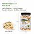 (3.5 OZ/Pack 1) Zorrer Premium Peeled Walnuts Halves, Skinless Raw Walnuts Texture, Sweet, Crisp, No Salt Added