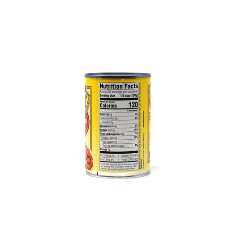 JFS 6-15 Lucks Pinto Beans with Onions, ounce cans full of Plant Protein bundled with Recipe Card