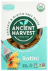 Ancient Harvest Organic Quinoa Rotini Pasta Gluten Free -- 8 oz -