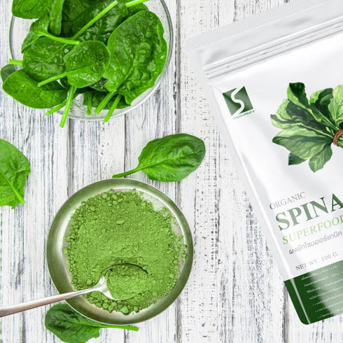 Generic 100g Sukkaphap Organic Spinach Powder