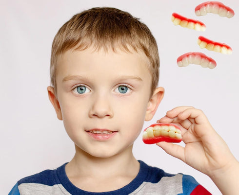 Gummi Gummies (4.4 Fruidles Teeth Candy, Delicious Fruit Flavors Pounds)