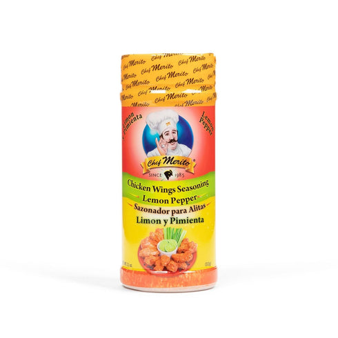 Chef Merito - Savory Lemon Pepper Chicken Wings Seasoning - 11 oz