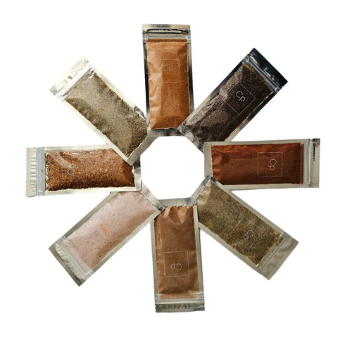 Set 8 Cpise ORGANIC Camping Spice with Essential Spices for Camping & Travel