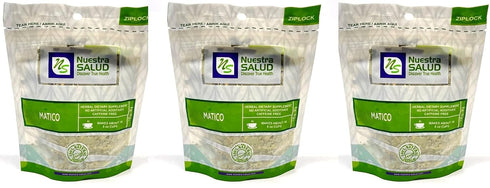 CIK Naturals Pack (90g) 100% Matico Tea Herbal - Hierba Matico Value Piper aduncum Herb Natural Caffeine Free Tea