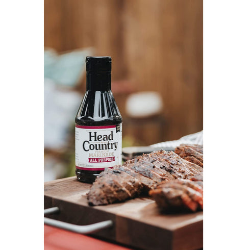 Head Country Premium Marinade (20 Ounce) - Gourmet, Vegetarian, Gluten-Free, No MSG, Great for Grilling