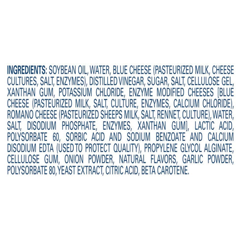 1 (Pack 1) Hellmann's Classics Blue Cheese Salad Dressing Jug Gluten Free, No Artificial Flavors or High Fructose Corn