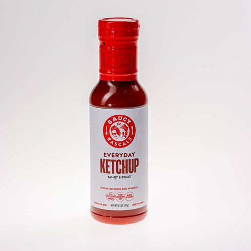 Saucy Rascals Everyday Ketchup - Tangy & Sweet. Born on Long Island