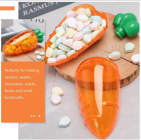 Set 6 of Carrot-Shaped Candy Boxes for Easter - Perfect for Treats and Gifts
