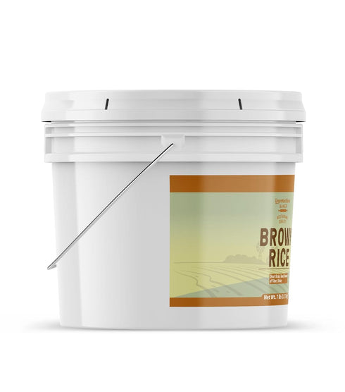 1 Unpretentious Short Grain Brown Rice, Gallon, Gluten Free, Vegan Friendly, Non GMO