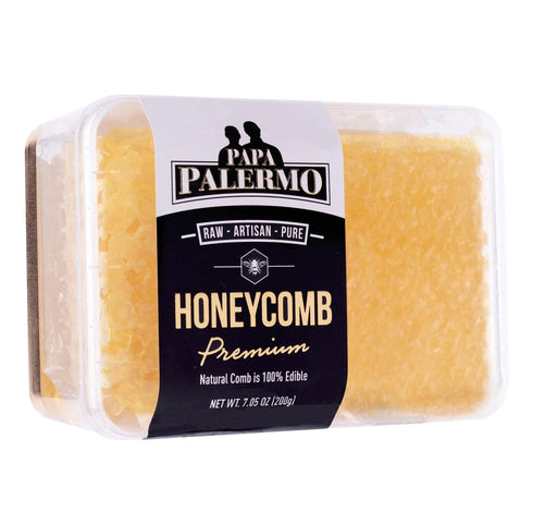 Papa Palermo Honeycomb, 100% Edible All-Natural Gourmet Raw Honeycomb, 7 oz