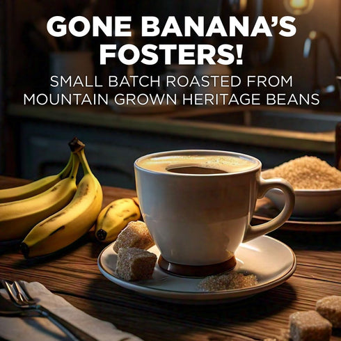 50 100% Maud's Banana Flavored Coffee Pods, ct, Medium Roast Flavored Coffee in Single Serve Pods Arabica Beans