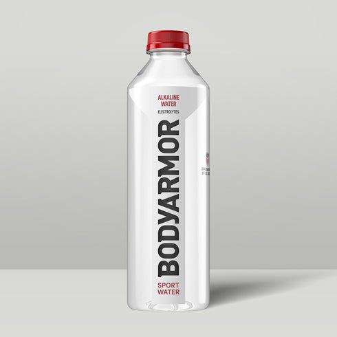 9+, 1 (6 Pack), Pack, BODYARMOR SportWater Alkaline Water, High Alkaline Bottled Water, pH Liter Refreshing Electrolyte