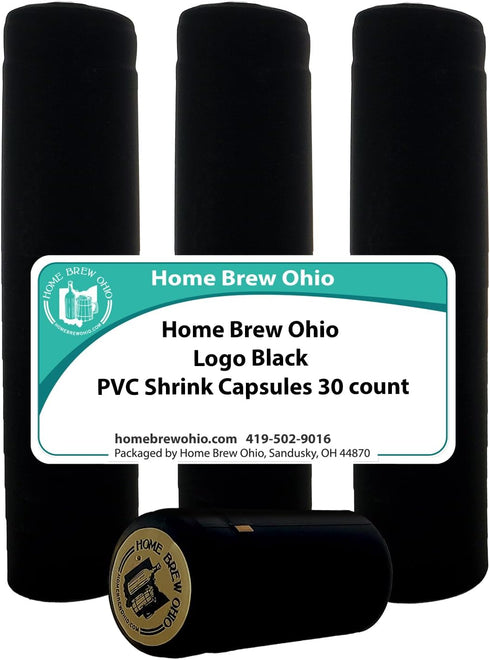 Top-30 count Home Brew Ohio Black PVC w/Home Brew Ohio Logo Black on Gold