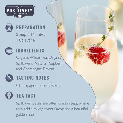 4 3 Pack Organic Positively Tea Company, White Tea Sampler, Loose Leaf, Ounce