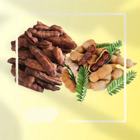 Seedless Fresh Dried Real Fruit Tamarind, See-Chom-Phoo, 150 g. (5.29 Oz.)