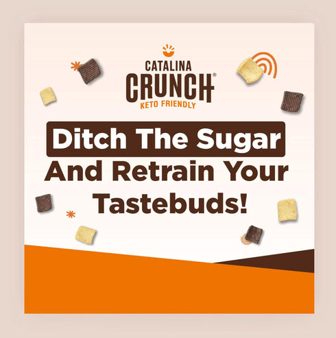 4 Pack (9oz Catalina Crunch Chocolate Peanut Butter Keto Cereal Bags) | Low Carb, Sugar Free, Gluten Free | Keto