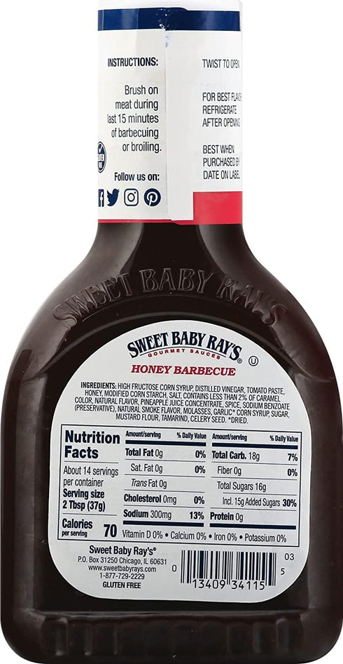 Pack Sweet Baby Ray's Variety Dipping Sauces (Secret + Honey Barbecue)
