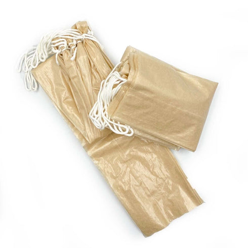 76mm (3) 24 (20ct) The Sausage Maker - Salami Sausage Casing Kit, Tied and Looped Dia. x Clear Fibrous Casings Protien