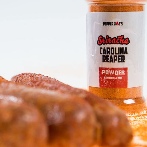 Set 5 2oz 10oz Pepper Joes Dried Sriracha Powder Gift Unique Mild to Super-Hot Dried Sriracha Seasonings in Shaker Jars