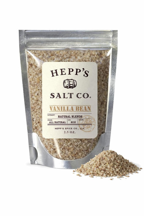 HEPPS Salt Co. Vanilla Bean Sea Salt Gourmet Vanilla Salt Made with