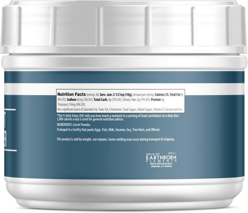 1.5 lb, Earthborn Elements Carrot Powder Pure & Natural, Cooking & Baking