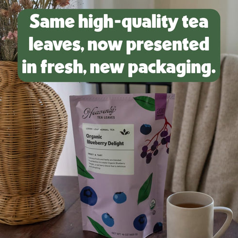 1 Lb. 200 Immune Heavenly Tea Leaves Organic Jasmine Green, Bulk Loose Leaf Green Tea, (Approx. Servings) - Antioxidant