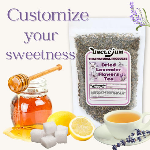 (100grams,3.52 oz) Dried Lavender Flower Buds Edible Culinary Grade for Tea, Baking, Aromatherapy & Cocktails Premium