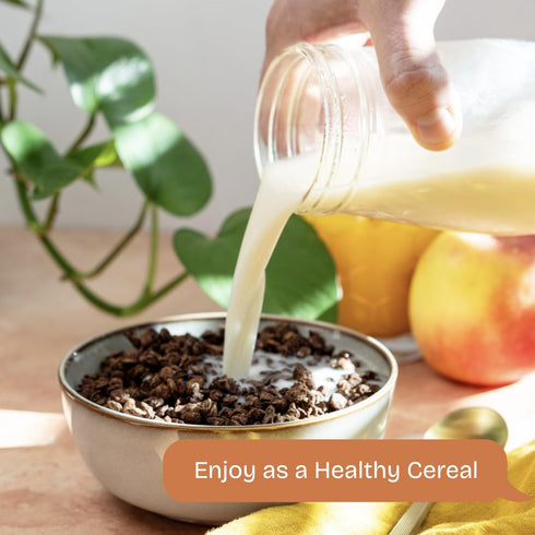 4 (8 (Pack 2) Lentil Telepathy Chocolate Breakfast Lentils, Crunchy High Protein Cereal & Granola Alternative, Plant