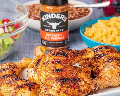 HUBZ Set, 4-Pack, 10.5 oz 9.5 oz 9.5 oz 9.4 oz KINDERs Pantry Essentials Seasoning The Blend, Buttery Steakhouse