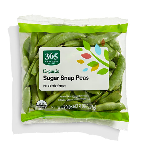 365 by Whole Foods Market , Organic 365 Stringless Snap Peas, 8 OZ