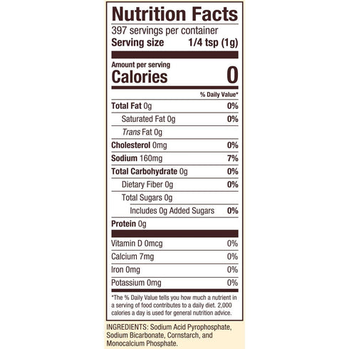 Bob's Red Mill Baking Powder Double Pack, 14 oz (2 Pack), No Added Aluminum, Total 28 oz Baking Powder