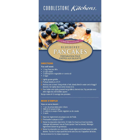 Generic 1879 10 16 oz CK601 Cobblestone Kitchens | Blueberry Pancake Gourmet Mix | Contains Real Blueberries | Old