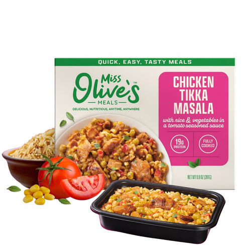 Miss Olives Chicken Tikka Masala & Rice Meal, 6 Pack (6/9.9 oz