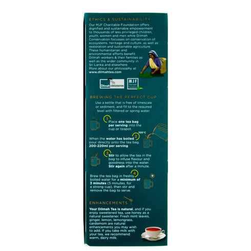 100 Pack)-Strong, packed Dilmah Premium Ceylon Black Tea - Tea Bags (Single Robust, and Aromatic for everyday