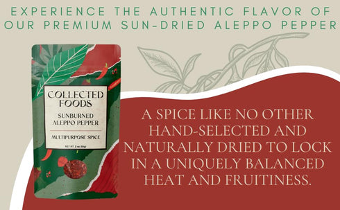 Premium Aleppo Pepper, Naturally Sun-Dried, All-Natural Spice by Pro Chefs for Deep Smoky Flavor & Balanced Heat (2oz