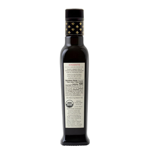 600+ 2025 8.5 oz Entimio Ardente Organic Italian Extra Virgin Olive Oil from Italy, mg/kg High in Polyphenols, Gold